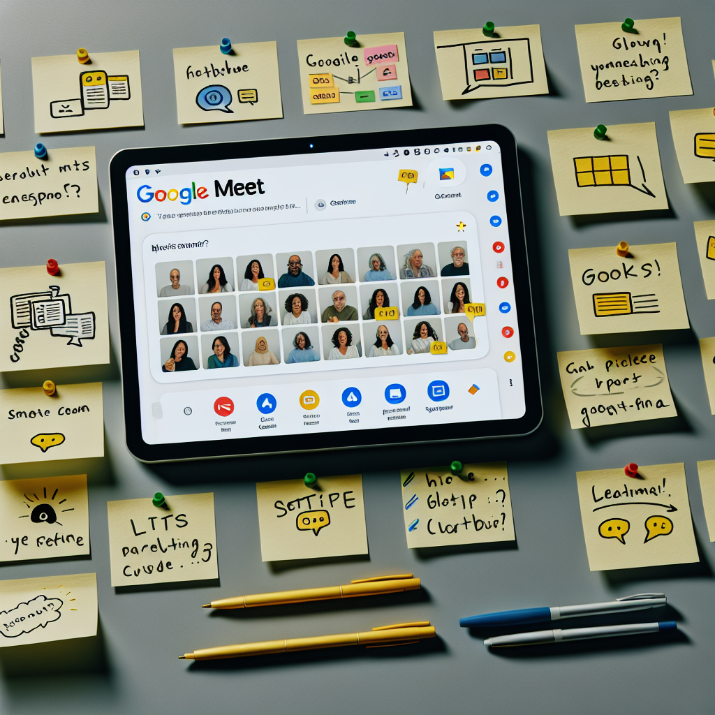 Google Meet 활용 팁: 온라인 미팅을 더 스마트하게 만드는 꿀팁